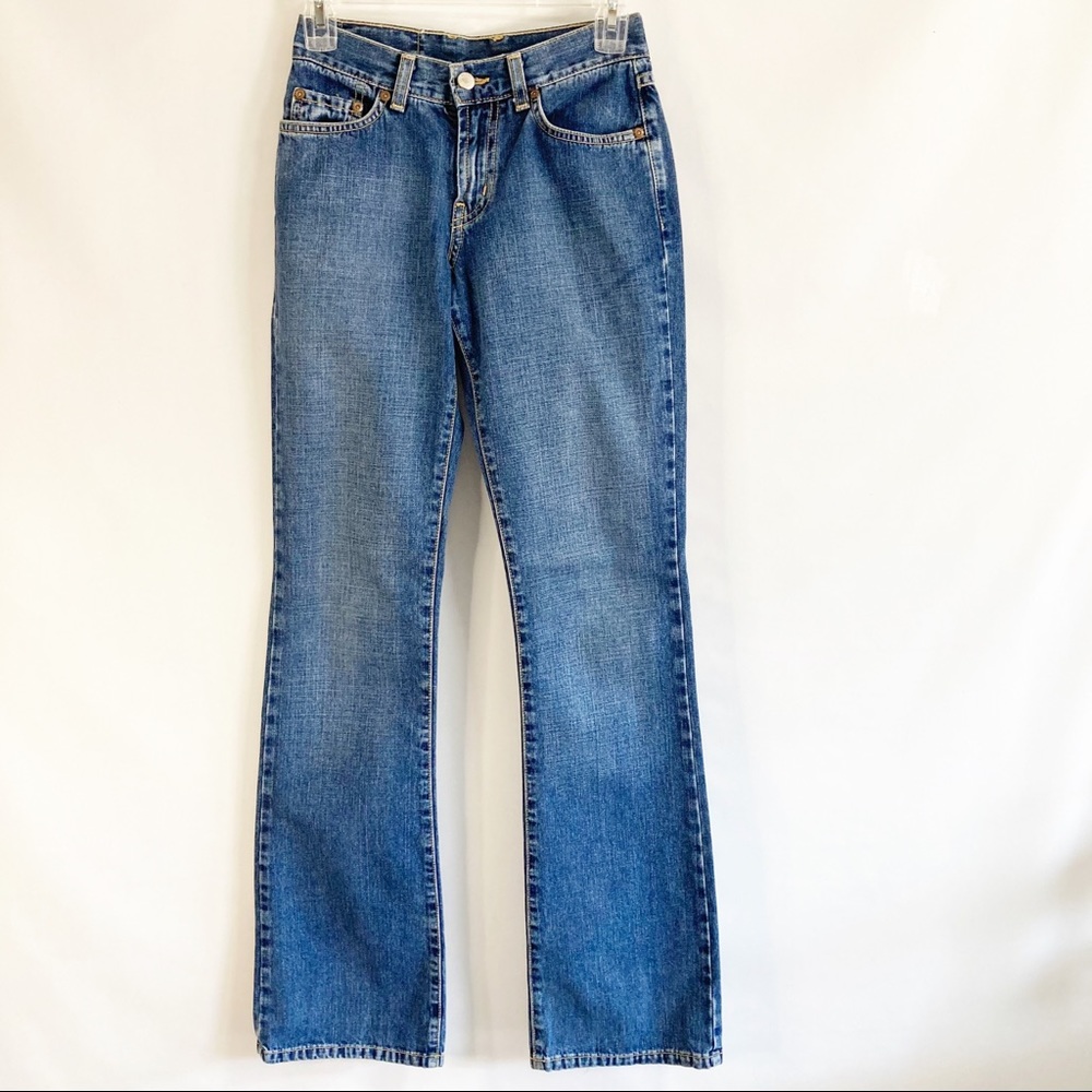Lucky Brand boot cut jeans in medium wash. 0/25.
